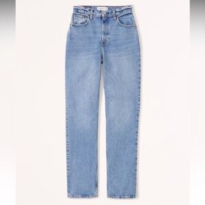 Abercrombie Curve Love Ultra High Rise 90s Straight Jean